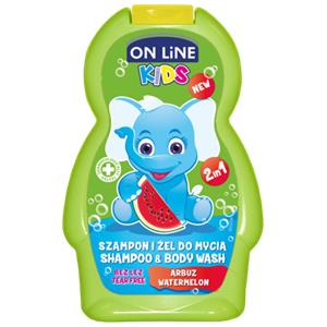 On line kids 2v1 šampón a sprchový gel NEW Meloun 250 ml                        